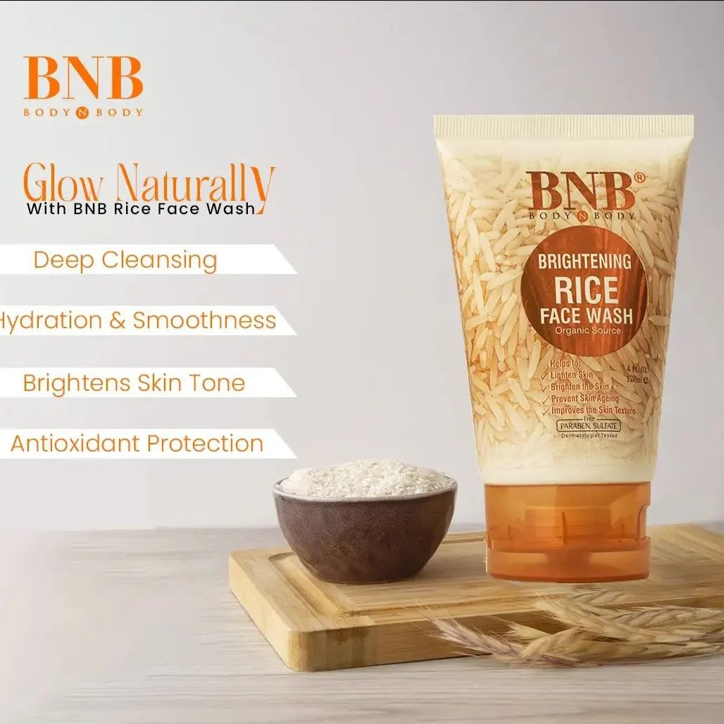 BNB Rice Extract Bright & Glow Kit – 3 in 1 Whitening, Brightening & Glow Facial for Girls and Women Smart Whitening Kit