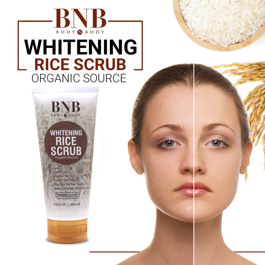 BNB Rice Extract Bright & Glow Kit – 3 in 1 Whitening, Brightening & Glow Facial for Girls and Women Smart Whitening Kit