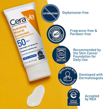 CeraVe 4-in-1 Skincare Kit – Cleanser, Serum, Sunblock & Night Cream Smart Skin-Care Kit